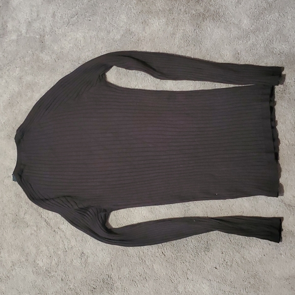 Mens black sweater soft stretchy size large - Picture 5 of 5